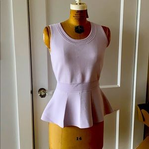 White House Black Market  sleeveless peplum